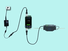 TM605C Grampos no medidor de caudal ultrasónico